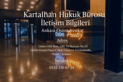 Kartalhan Hukuk Ofisi Girişi — Ostim Prestij Plaza Ankara Avukat